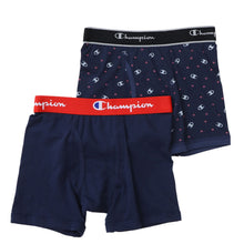 画像をギャラリービューアに読み込む, チャンピオン ボクサーパンツ キッズ 前開き 2枚組 130~160cm ボクサーブリーフ 140 150 160 子供 下着 男の子 インナー パンツ 綿混 champion 前あき