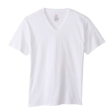 画像をギャラリービューアに読み込む, ヘインズ メンズ Tシャツ Vネック インナー 半袖 綿 3枚組 M~LL Hanes 綿100 インナーシャツ アンダーウェア 肌着 下着 男性 無地 v首 コットン