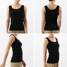 画像をギャラリービューアに読み込む, Hanes タンクトップ レディース トップス リブ インナー 綿100% フリーサイズ (無地 シンプル カジュアル 春 夏 重ね着 ノースリーブ ヘインズ hanes) (在庫限り)