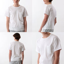 画像をギャラリービューアに読み込む, ヘインズ Tシャツ 綿100% メンズ 2枚組 白 黒 ポケット付き ビジネス ビジカジ魂 インナー スーツ カジュアル 抗菌防臭 M-LL (Hanes M L LL 男性 紳士 下着 カジュアル オフィス スマート フォーマルカジュアル) (在庫限り)