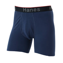 画像をギャラリービューアに読み込む, ボクサーブリーフ ボクサーパンツ メンズ 男性下着 無地 ヘインズ 股間ポケット 吸汗速乾 抗菌防臭 伸びる M~LL (Hanes 下着 インナー 伸縮性 蒸れない おしゃれ 彼氏 夫 誕生日 プレゼント)