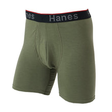 画像をギャラリービューアに読み込む, ボクサーブリーフ ボクサーパンツ メンズ 男性下着 無地 ヘインズ 股間ポケット 吸汗速乾 抗菌防臭 伸びる M~LL (Hanes 下着 インナー 伸縮性 蒸れない おしゃれ 彼氏 夫 誕生日 プレゼント)