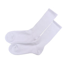 画像をギャラリービューアに読み込む, ヘインズ ビーフィー 靴下 メンズ 丈夫 フルレングス ソックス 2足組 25-27cm 男性 黒 白 2足セット クルー丈 無地 綿混 ハーフパイル