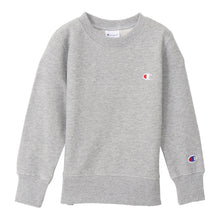 画像をギャラリービューアに読み込む, チャンピオン スウェット キッズ こども シャツ クルーネック 綿 ワンポイント シンプル 100cm~160cm (champion 100 110 120 130 140 150 160 丸首 ボーイズ ガールズ 子供 子ども) (在庫限り)