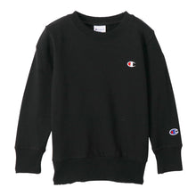 画像をギャラリービューアに読み込む, チャンピオン スウェット キッズ こども シャツ クルーネック 綿 ワンポイント シンプル 100cm~160cm (champion 100 110 120 130 140 150 160 丸首 ボーイズ ガールズ 子供 子ども) (在庫限り)