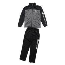 画像をギャラリービューアに読み込む, チャンピオン ジャージ 上下 セットアップ キッズ 男の子 こども スポーツウェア トレーニングウェア ジャケット パンツ フリース ロゴ ブランド 黒金 140cm~160cm champion 上下セット トレーニングスーツ 140 150 160 ボーイズ 子供 子ども (在庫限り)