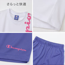 画像をギャラリービューアに読み込む, Champion キッズ セットアップ 女の子 Tシャツ ショートパンツ 上下セット キッズスポーツウェア 子供 速乾Tシャツ キッズジャージ 半袖Tシャツ ハーフパンツ 120cm~160cm ガールズスポーツウェア 子供スポーツウェア 運動着 部屋着 ルームウェア カジュアル 夏服