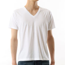 画像をギャラリービューアに読み込む, ヘインズ tシャツ インナー メンズ 綿100% 半袖 vネック 下着 2枚組 S~XL hanes ジャパンフィット 紳士 肌着 男性 インナーシャツ v首 コットン 綿 無地 透けにくい S M L LL