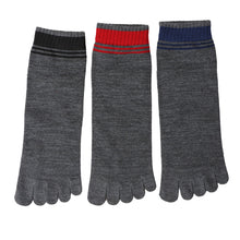画像をギャラリービューアに読み込む, ヘインズ 5本指ソックス メンズ 3足組 靴下 ショートレングス ノンパイル コットン 25-27cm hanes 紳士 五本指 くつ下 25cm 25.5cm 26cm 26.5cm 27cm 綿混