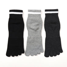 画像をギャラリービューアに読み込む, ヘインズ 5本指ソックス メンズ 3足組 靴下 ショートレングス ノンパイル コットン 25-27cm hanes 紳士 五本指 くつ下 25cm 25.5cm 26cm 26.5cm 27cm 綿混