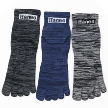 画像をギャラリービューアに読み込む, ヘインズ 5本指ソックス メンズ 3足組 靴下 ショートレングス ノンパイル コットン 25-27cm hanes 紳士 五本指 くつ下 25cm 25.5cm 26cm 26.5cm 27cm 綿混