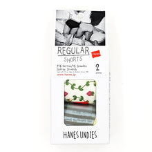 画像をギャラリービューアに読み込む, ヘインズ レディース ショーツ 2枚セット コットン 綿 やわらか インナー クロッチ タグなし 快適 着心地 肌触り M (Hanes M 下着 ウィメンズ 婦人 女性 2枚組 デイリー) (在庫限り)