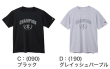 画像をギャラリービューアに読み込む, Champion Tシャツ メンズ 半袖 紳士 ウエア シャツ トップス M L XL 吸汗 速乾 抗菌 防臭 紫外線 反射材 ロゴ シンプル ジム (在庫限り)