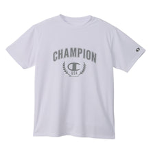 画像をギャラリービューアに読み込む, Champion Tシャツ メンズ 半袖 紳士 ウエア シャツ トップス M L XL 吸汗 速乾 抗菌 防臭 紫外線 反射材 ロゴ シンプル ジム (在庫限り)