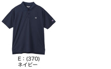 画像をギャラリービューアに読み込む, Champion ポロシャツ メンズ 半袖 紳士 ウエア シャツ トップス M L XL 吸汗 速乾 抗菌 防臭 紫外線 反射材 ロゴ シンプル ジム (在庫限り)