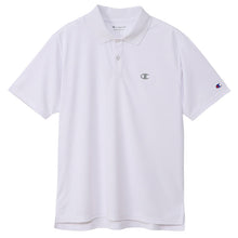 画像をギャラリービューアに読み込む, Champion ポロシャツ メンズ 半袖 紳士 ウエア シャツ トップス M L XL 吸汗 速乾 抗菌 防臭 紫外線 反射材 ロゴ シンプル ジム (在庫限り)