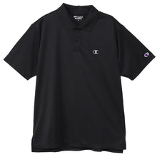 画像をギャラリービューアに読み込む, Champion ポロシャツ メンズ 半袖 紳士 ウエア シャツ トップス M L XL 吸汗 速乾 抗菌 防臭 紫外線 反射材 ロゴ シンプル ジム (在庫限り)