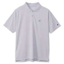 画像をギャラリービューアに読み込む, Champion ポロシャツ メンズ 半袖 紳士 ウエア シャツ トップス M L XL 吸汗 速乾 抗菌 防臭 紫外線 反射材 ロゴ シンプル ジム (在庫限り)