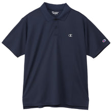 画像をギャラリービューアに読み込む, Champion ポロシャツ メンズ 半袖 紳士 ウエア シャツ トップス M L XL 吸汗 速乾 抗菌 防臭 紫外線 反射材 ロゴ シンプル ジム (在庫限り)