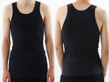 画像をギャラリービューアに読み込む, ヘインズ タンクトップ メンズ 肌着 2枚組 綿混 M L LL 3L 4L 5L Hanes 下着 紳士 男性 インナー ランニングシャツ アンダーウェア 白 黒 無地 リブ