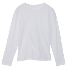 画像をギャラリービューアに読み込む, レディース tシャツ 長袖 クルーネック カットソー 綿100% ヘインズ 2枚組 M・L Hanes 綿 コットン 無地 インナー シャツ