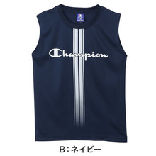 画像をギャラリービューアに読み込む, チャンピオン キッズ スリーブレスシャツ タンクトップ 130cm~160cm ノースリーブ ランニング 男の子 子供 白 ネイビー 速乾 男子 肌着 クルーネック 丸首 袖なし Champion
