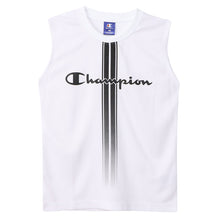 画像をギャラリービューアに読み込む, チャンピオン キッズ スリーブレスシャツ タンクトップ 130cm~160cm ノースリーブ ランニング 男の子 子供 白 ネイビー 速乾 男子 肌着 クルーネック 丸首 袖なし Champion