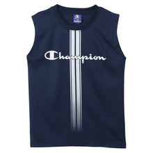 画像をギャラリービューアに読み込む, チャンピオン キッズ スリーブレスシャツ タンクトップ 130cm~160cm ノースリーブ ランニング 男の子 子供 白 ネイビー 速乾 男子 肌着 クルーネック 丸首 袖なし Champion