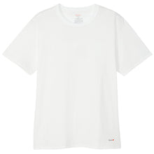 画像をギャラリービューアに読み込む, メンズ ヘインズ 半袖 Tシャツ クルーネック 綿100% 2枚組 M~LL インナーシャツ 丸首 メンズシャツ トップス コットン プレゼント ギフト 大きいサイズ