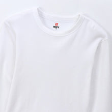 画像をギャラリービューアに読み込む, ヘインズ BEEFY ビーフィー メンズ サーマル クルーネック ロングスリーブ S~XL Hanes ワッフル生地 ヘビーウェイト トップス 長袖Tシャツ 男性 丈夫 無地 BEEFY-T