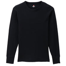 画像をギャラリービューアに読み込む, ヘインズ BEEFY ビーフィー メンズ サーマル クルーネック ロングスリーブ S~XL Hanes ワッフル生地 ヘビーウェイト トップス 長袖Tシャツ 男性 丈夫 無地 BEEFY-T