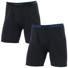 画像をギャラリービューアに読み込む, Hanes ボクサーパンツ メンズ 2枚組 ボクサーブリーフ 前開き 吸汗速乾 抗菌防臭 ストレッチ 男性下着 メンズ下着 M~LL ドライインナー 快適インナー アンダーウェア パンツ 男性インナー スポーツインナー ジム ランニング メンズパンツ ヘインズ
