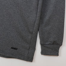 画像をギャラリービューアに読み込む, Hanes ヘインズ メンズ モックネック 長袖Tシャツ 裏フリース ブロックフリース 吸汗速乾 ストレッチ 保温 タグレス ロンT カットソー トップス インナー 防寒 秋冬 スポーツ M~LL トレーニング アクティブウェア 普段着 重ね着 Hanes MOVES