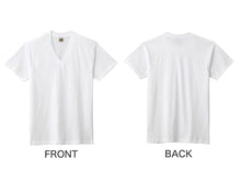 画像をギャラリービューアに読み込む, グンゼ G.T.HAWKINS VネックTシャツ 2枚組×4セット M~LL (GUNZE GTホーキンス 綿100% メンズ)