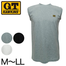 画像をギャラリービューアに読み込む, グンゼ インナーシャツ メンズ 綿100% ノースリーブ サーフシャツ M~LL 肌着 下着 インナー 綿 ワンポイント 男性 紳士 M L LL