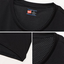 画像をギャラリービューアに読み込む, ヘインズ クルーネック Tシャツ メッシュ 2枚組 3L 4L 5L Hanes メンズ 下着 肌着 tシャツ シャツ インナー 半袖 丸首 速乾 スポーツ
