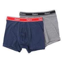 画像をギャラリービューアに読み込む, Hanes ボクサーパンツ メンズ 2枚組 ボクサーブリーフ 綿 ボクサー 前閉じ メンズ下着 コットンインナー ストレッチ アンダーウェア 男性下着 M~LL メンズインナー 快適インナー 男性パンツ シンプルボクサー スポーツインナー ヘインズ