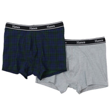画像をギャラリービューアに読み込む, ヘインズ ボクサーパンツ メンズ 綿 前閉じ 2枚組 M~LL 下着 hanes ボクサーブリーフ 前とじ インナー 男性 コットンストレッチ セット