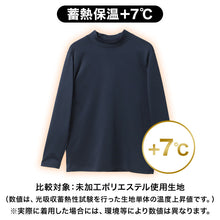 画像をギャラリービューアに読み込む, メンズ インナー 長袖 ハイネック 裏起毛 蓄熱 あったか 防寒 肌着 冬用 M L LL 暖かい 蓄熱糸 ストレッチ 伸縮性 帯電防止 静電気対策 長袖シャツ 男性用 紳士肌着 アンダーシャツ インナーシャツ 防寒インナー 起毛インナー ポリエステル混 秋冬