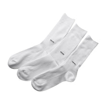 画像をギャラリービューアに読み込む, ヘインズ メンズ ノンパイル フルレングスソックス 3足組 25-27cm (Hanes ソックス 靴下 男 セット まとめ買い 綿 クルーソックス) (在庫限り)