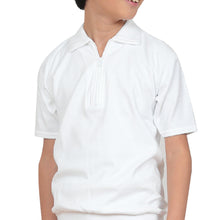 画像をギャラリービューアに読み込む, 体操服 小学生 半袖 チャック 110cm~130cm 半袖体操服 ハイネック 学校 スクール 男子 男の子 ボーイズ 体育 110 120 130 (取寄せ)