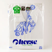 画像をギャラリービューアに読み込む, 体操服 中学生 半袖 チャック S~LL (半袖体操服 ハイネック 小学生 高校生 学校 スクール 男子 男の子 ボーイズ 体育 horse ホース S M L LL) (取寄せ)