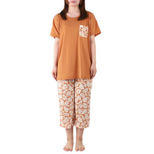 画像をギャラリービューアに読み込む, 冷感 パジャマ レディース 半袖 半ズボン 保冷 ひんやり 夏 M L LL 涼活女子 夏ぱん ルームウェア セットアップ 上下セット つるつる 花柄 涼しい 可愛い おしゃれ ゆったり くすみカラー 母の日 プレゼント ギフト (在庫限り)