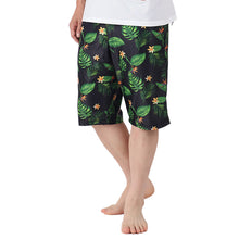 画像をギャラリービューアに読み込む, メンズ 冷感パンツ 6分丈 ルームパンツ M L LL 涼しい 部屋着 ハーフパンツ 夏 ボタニカル柄 接触冷感 薄手 軽い 柄パンツ パジャマ 男性用 おしゃれ 快適 ステテコ リラックスパンツ シダ柄 花柄 ポケット付き ウエストゴム 紐付き 洗える 室内着 部屋着メンズ (在庫限り)