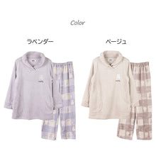 画像をギャラリービューアに読み込む, ミッフィー レディース パジャマ セットアップ 上下セット M L LL ふわもこ miffy 部屋着 ルームウェア ふわふわ もこもこ 暖かい 防寒 あったか かわいい キャラクター 大人女子 おしゃれ トップス ボトムス 母の日 プレゼント ギフト