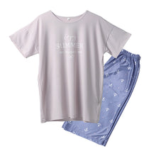 画像をギャラリービューアに読み込む, レディース ルームウェア 夏 冷感 半袖 上下セット Tシャツ 半パンツ M L LL パジャマ 部屋着 涼しい 軽い 通気性 ストレッチ 動きやすい ひんやり セットアップ 夏用パジャマ おうち時間 リラックス ショートパンツ 短パン 蒸れにくい 春夏