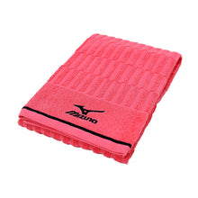 画像をギャラリービューアに読み込む, バスタオル ブランド タオル スポーツ ミズノ 綿100% 約60×120cm (大判タオル 風呂 部活 卒業祝い 入学祝い 贈り物 ロゴ スポーツブランド) (在庫限り)