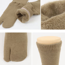 画像をギャラリービューアに読み込む, 足袋ソックス 婦人 クルーソックス 裏起毛 2足組 レディース 靴下 足袋型 パイル あったかい あたたかい 22-24cm クルー丈 もこもこ 足袋靴下 足袋型靴下 くつ下 くつした (在庫限り)