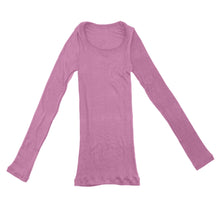 画像をギャラリービューアに読み込む, 発熱インナー 長袖 レディース あたたか デコルテネック 深あき あったか 白 黒 ブルー ピンク パープル 黄色 おしゃれ 重ね着 秋冬用 M-L・L-LL 薄手 インナー 暖かい 下着 シャツ 防寒 冬