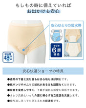 画像をギャラリービューアに読み込む, Suteteko 婦人 480cc対応 安心快適ショーツ M~LL (大失禁 尿漏れ レディース パンティー 失禁パンツ 失禁ショーツ 吸水) (送料無料) (取寄せ)